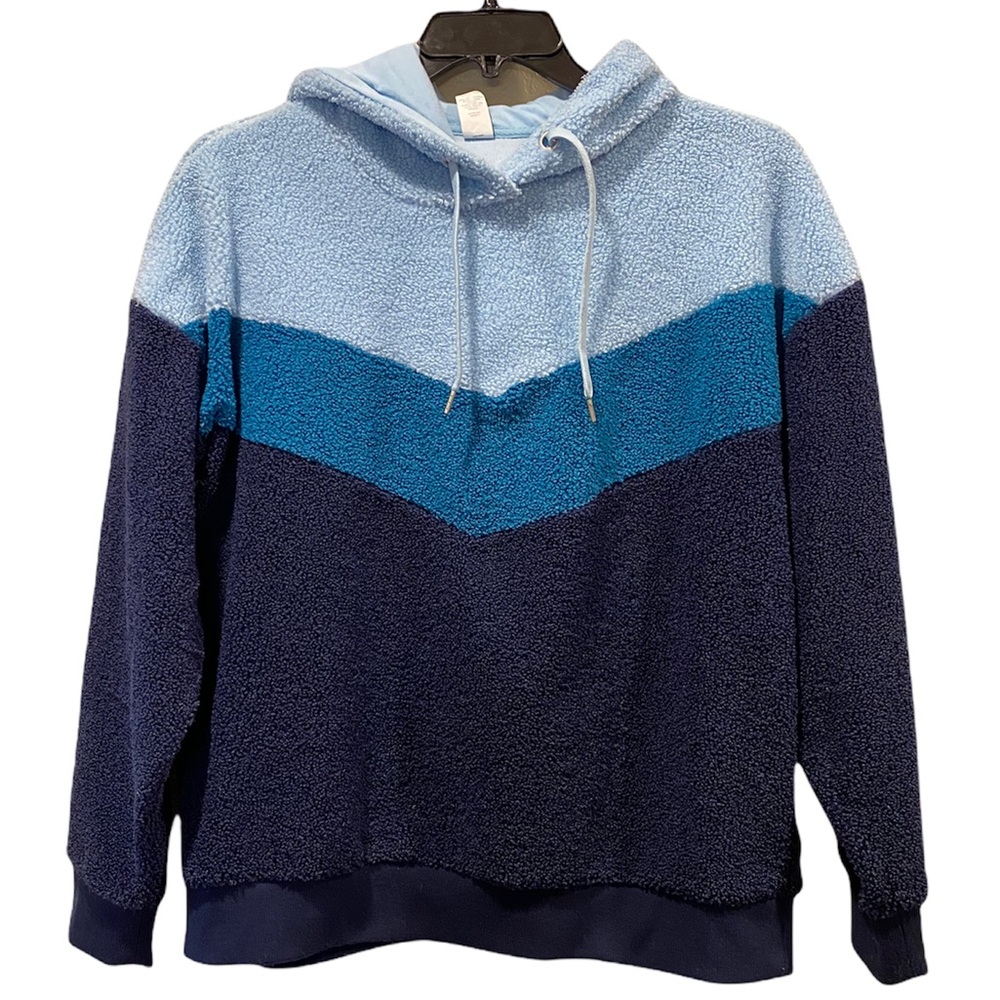 Xersion Blue Block Hoodie/Sweatshirt